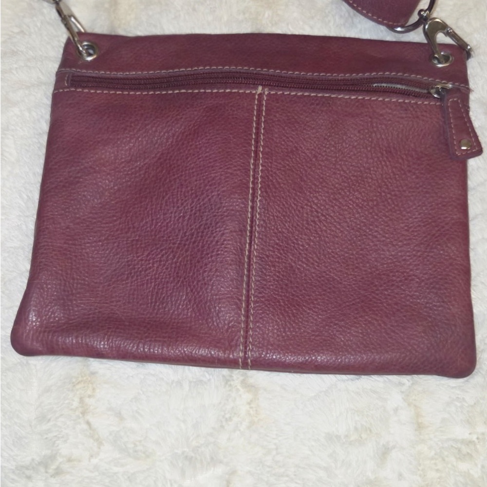 Fossil Pink Leather Tag